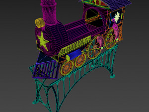stove train 3D Model