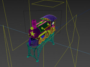 stove train 3D Model