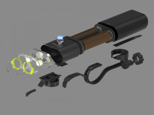 lantern gaciron v9d-1600 3D Model