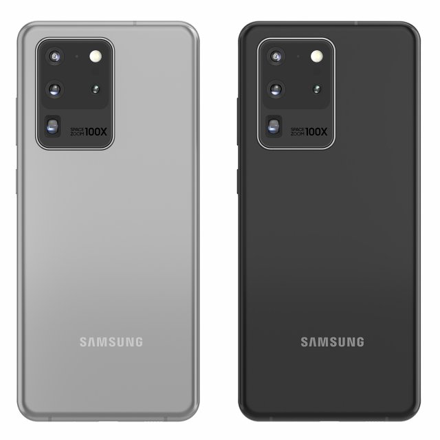 samsung galaxy s20 ultra Modelo 3D .c4d .max .obj .3ds .fbx .stl .blend 