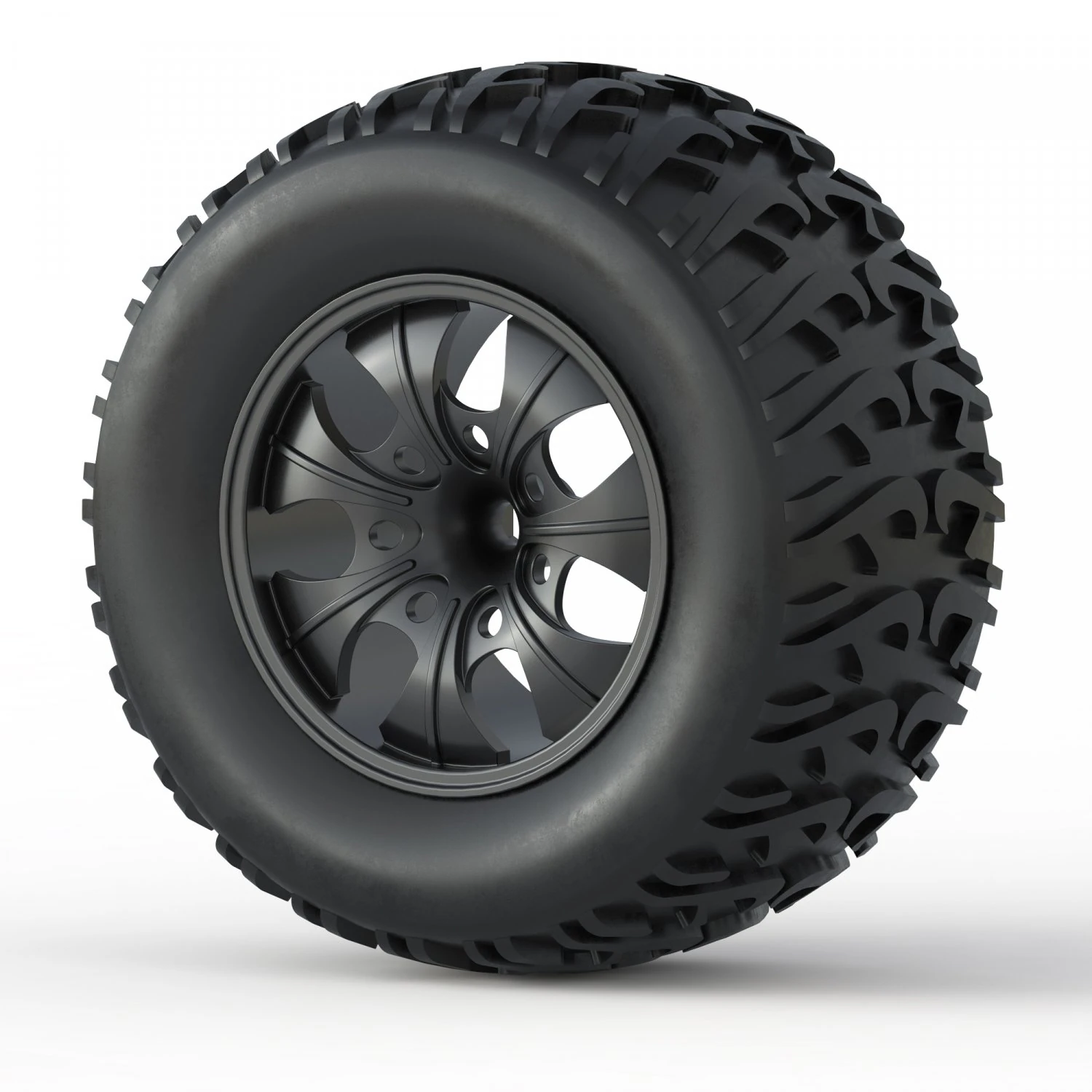 monster truck wheel toy 3D Model .c4d .max .obj .3ds .fbx .stl .blend 