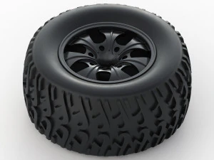 monster truck wheel toy 3D Model