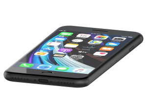 iphone se 2020 and case 3D Model