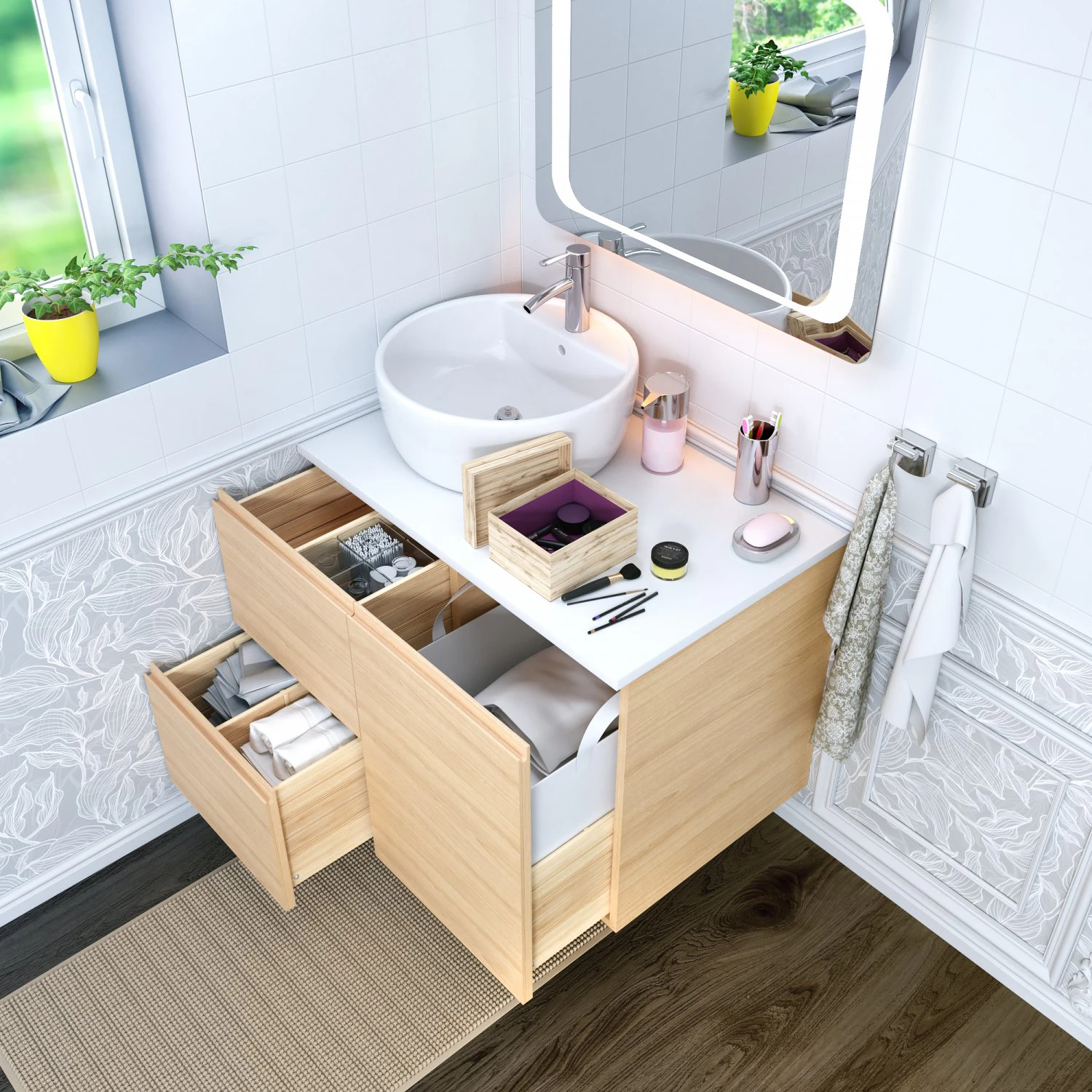 bathroom - godmorgon 3D Model .c4d .max .obj .3ds .fbx .stl .blend