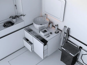 bathroom - godmorgon 3D Model