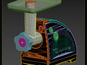mincer moulinex hv8 3D Model