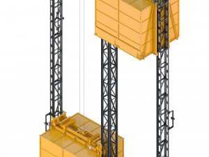 industrial lift - static plus 3D मॉडल