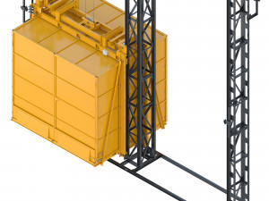 industrial lift - static plus Modelo 3D