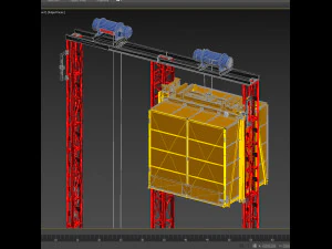 industrial lift - static plus 3D Model