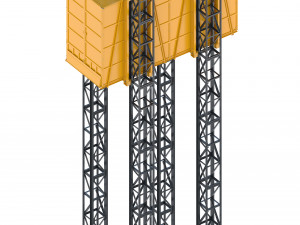 industrial lift - neighbors 3D Model