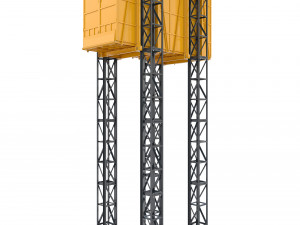 industrial lift - neighbors 3D 模型