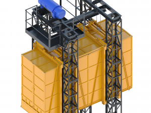 industrial lift - neighbors 3D 模型