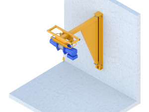 industrial lift - spacer crane renaissance construction 3D मॉडल