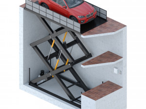 car lift 1 3Dモデル