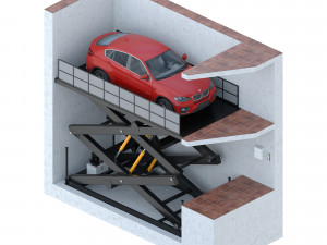 car lift 1 3Dモデル