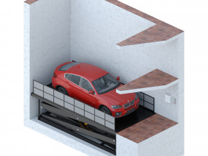 car lift 1 3Dモデル