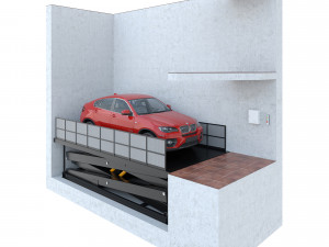 car lift 1 3Dモデル