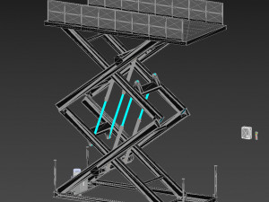 car lift 1 3Dモデル