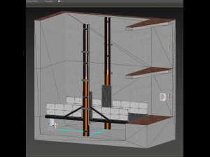 car lift 2 Model 3D