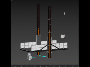 car lift 2 Model 3D