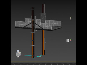car lift 2 Model 3D