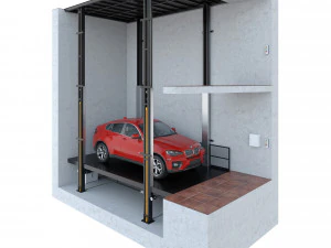 car lift 3 3D Model