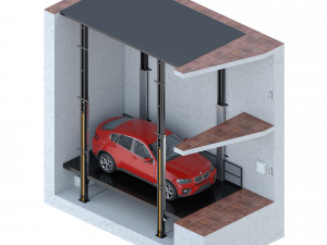 car lift 3 Modelo 3D