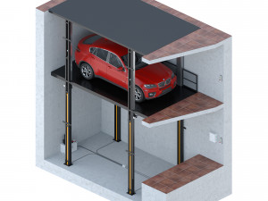 car lift 3 Modelo 3D