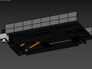 car lift 4 Model 3D