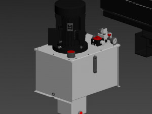 car lift 4 Model 3D