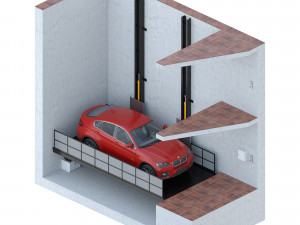 car lift 5 3D Model