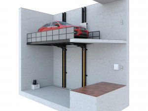 car lift 5 3D Model