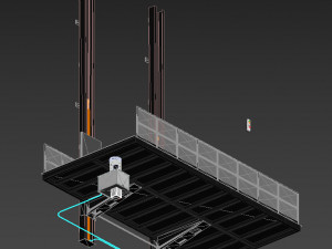 car lift 5 3D Model