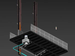 car lift 5 3D Model