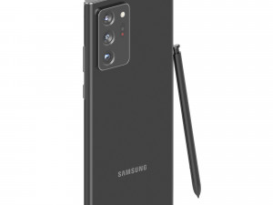 samsung galaxy note 20 ultra all color 3D Model