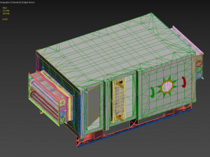 industrial ventilation system Modèle 3D