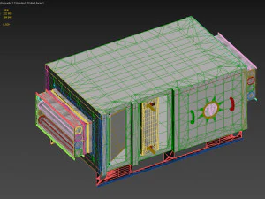 industrial ventilation system 3D Model