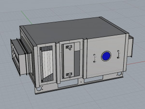 industrial ventilation system Modèle 3D