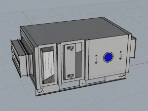 industrial ventilation system 3D Model