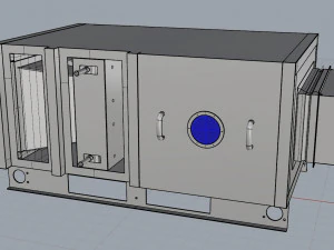 industrial ventilation system 3D Model