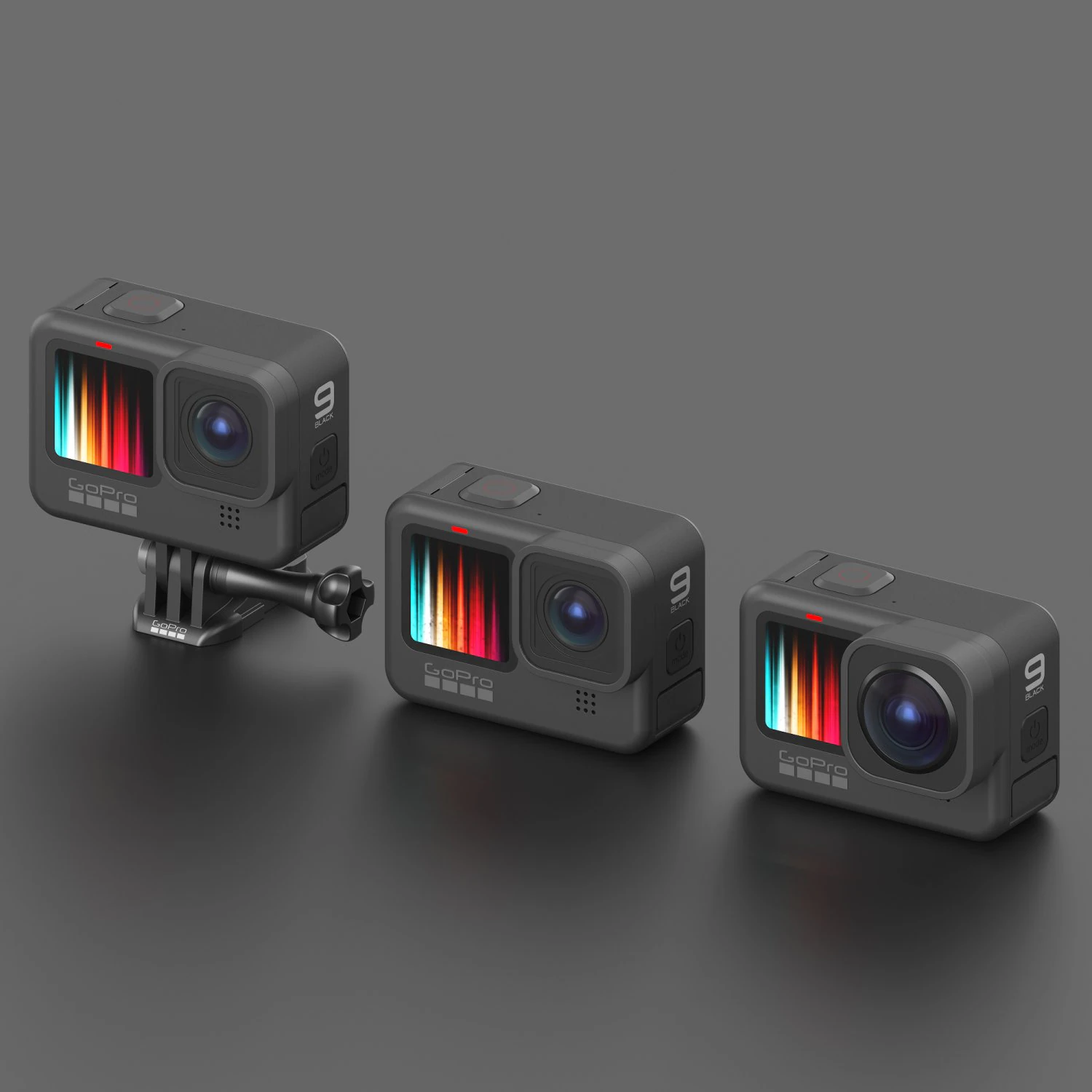 gopro hero 9 set 3D Model .c4d .max .obj .3ds .fbx .stl .blend 