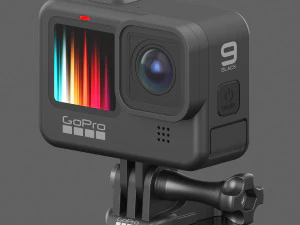 gopro hero 9 set 3D Model