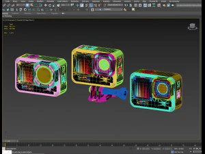 gopro hero 9 set 3D Model