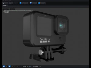 gopro hero 9 set 3D Model
