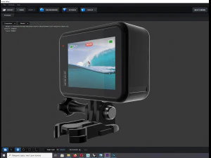 gopro hero 9 set 3D Model