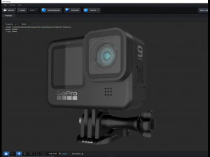 gopro hero 9 set 3D Model