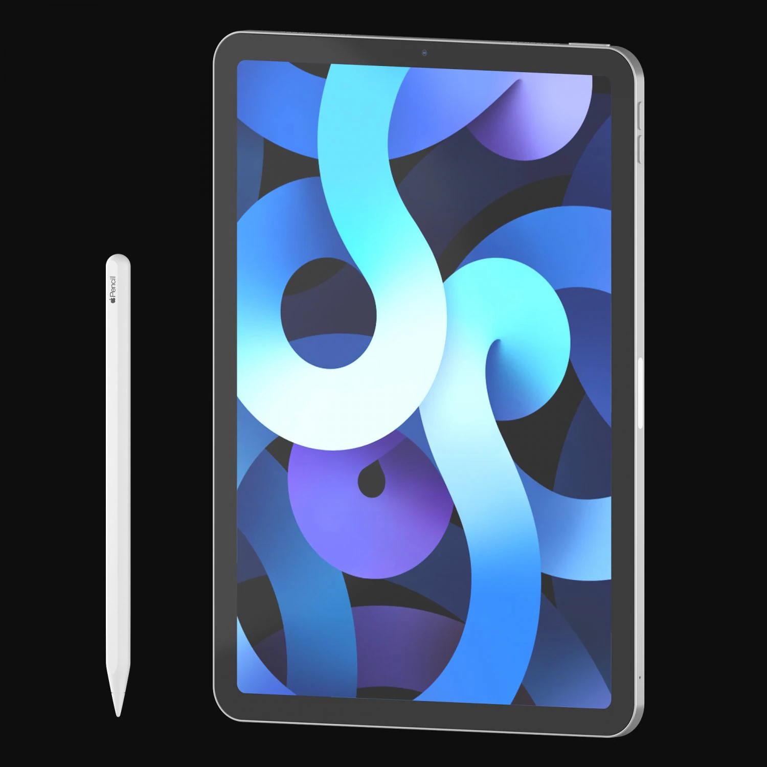 apple ipad air 4 2020 3D Model .c4d .max .obj .3ds .fbx .stl .blend 