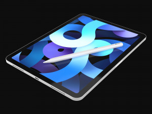 apple ipad air 4 2020 3D 模型