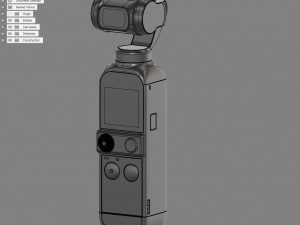 dji pocket 2 Model 3D
