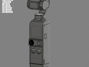 dji pocket 2 3D Model